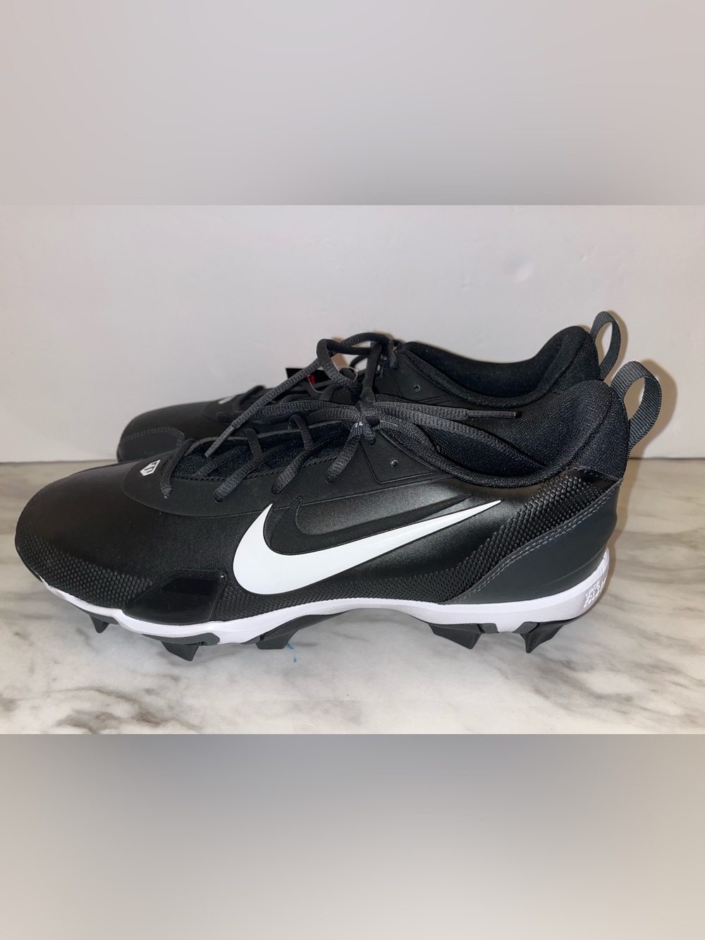 Nike Alpha Fastflex Football Cleats Black White Men’s Size 11 New No Box